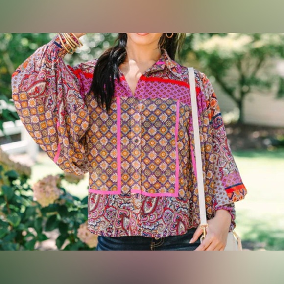 Colorful blouse - Picture 2 of 5